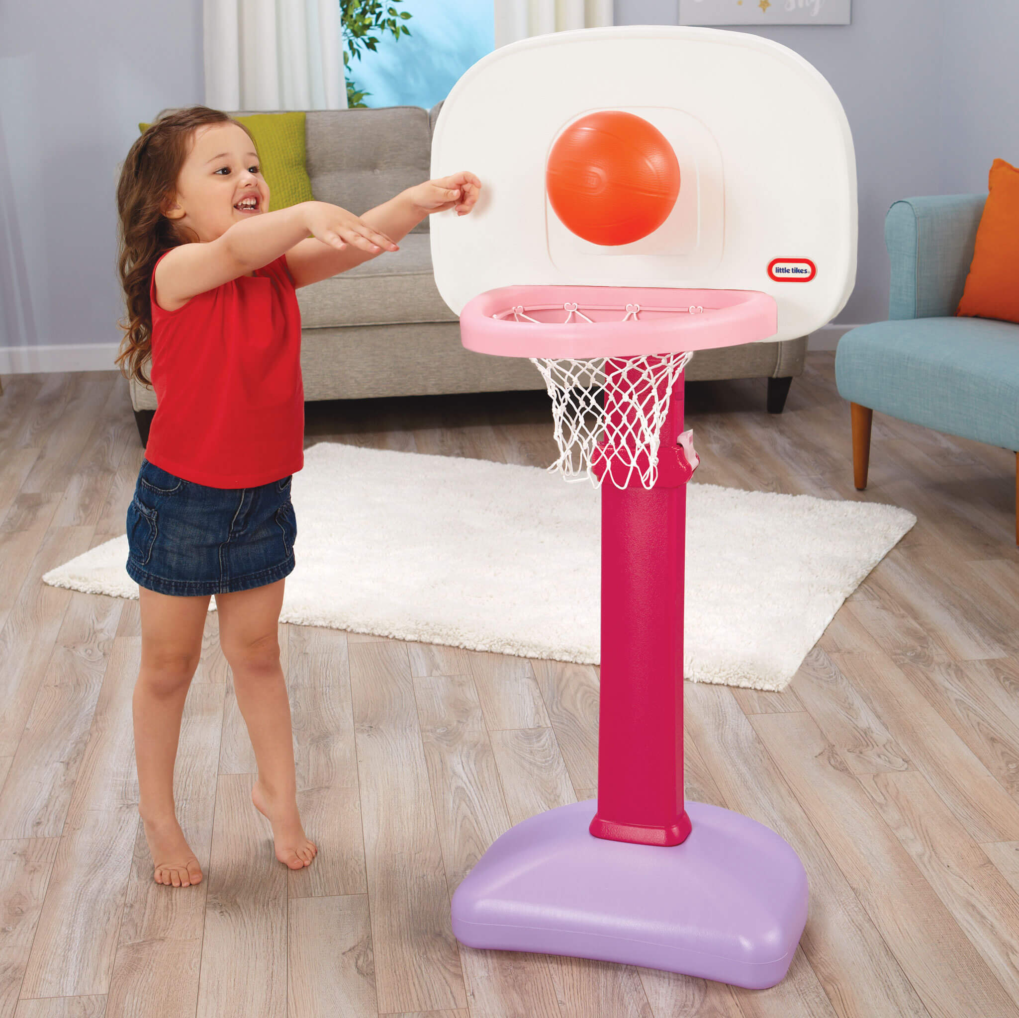 TotSports? Easy Score? Basketball Set - Pink - Image 3